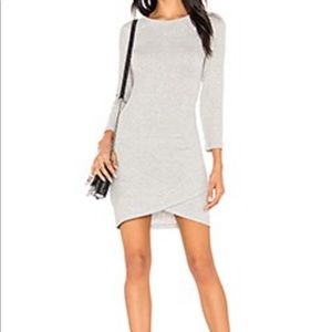 Jack By BB Dakota Brush Up On It Heather Gray Dress